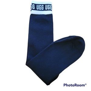 UGG black cotton/poly logo socks